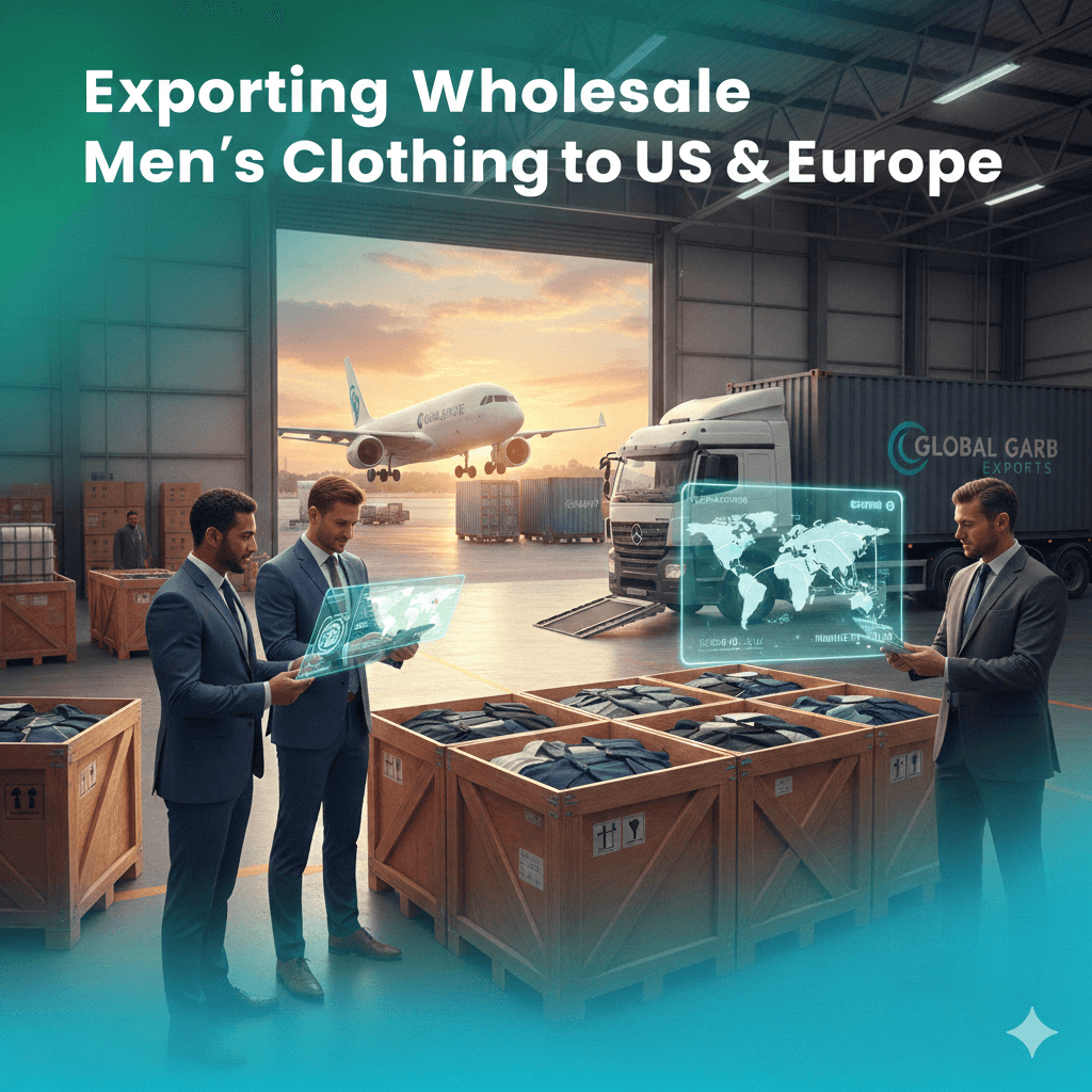 Exporting Wholesale Men's Clothing to US & Europe